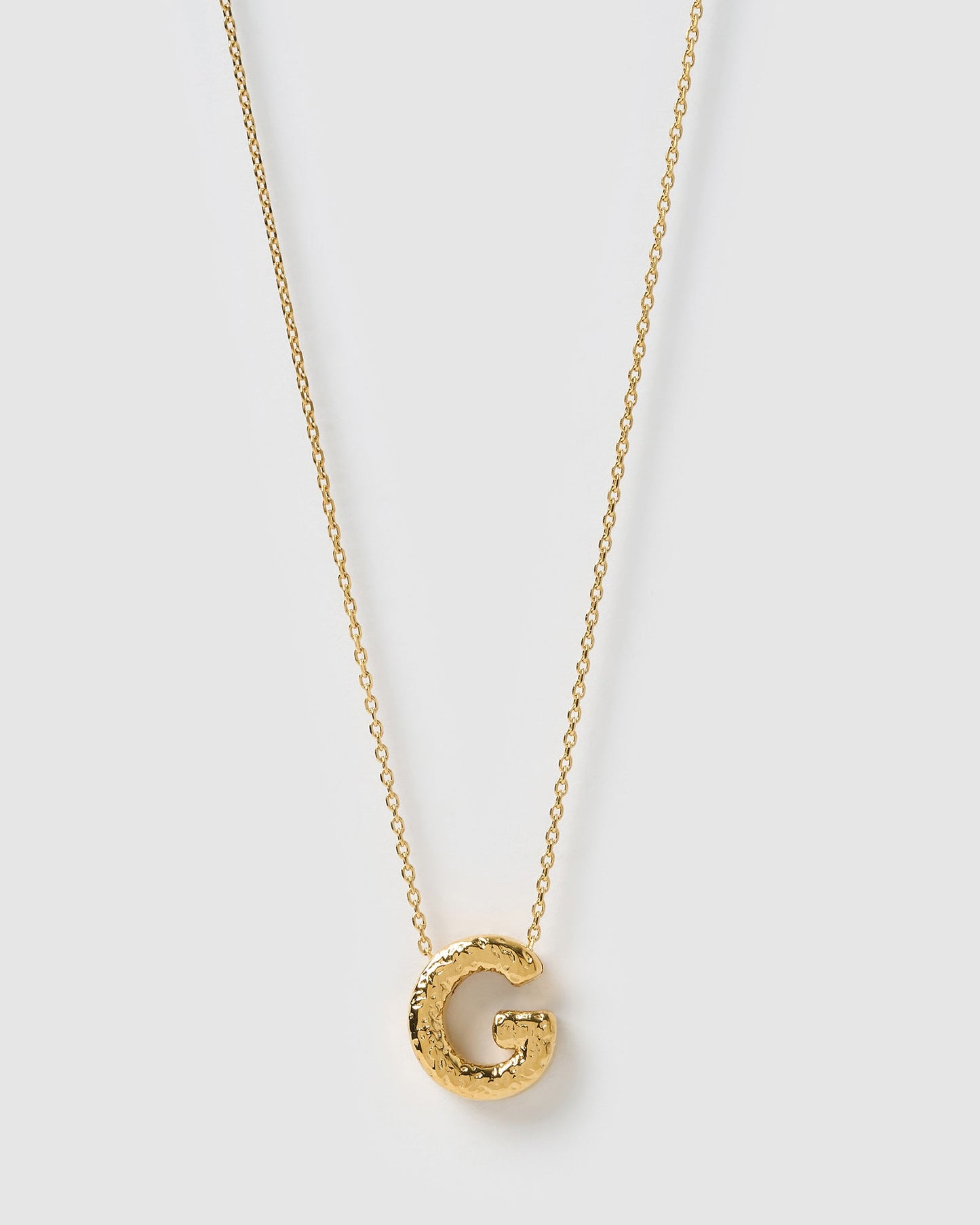 Statement Gold Letter Necklace