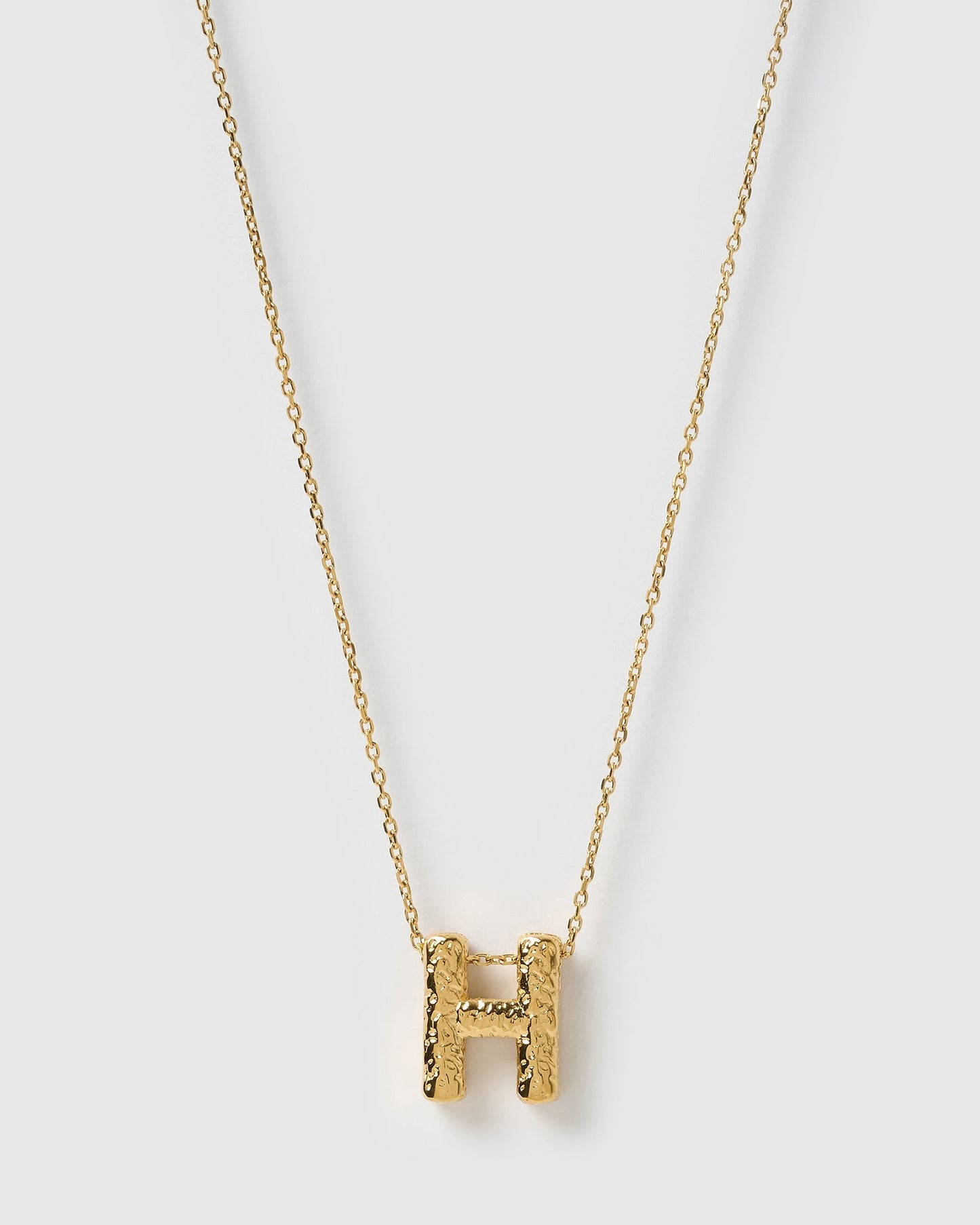 Statement Gold Letter Necklace
