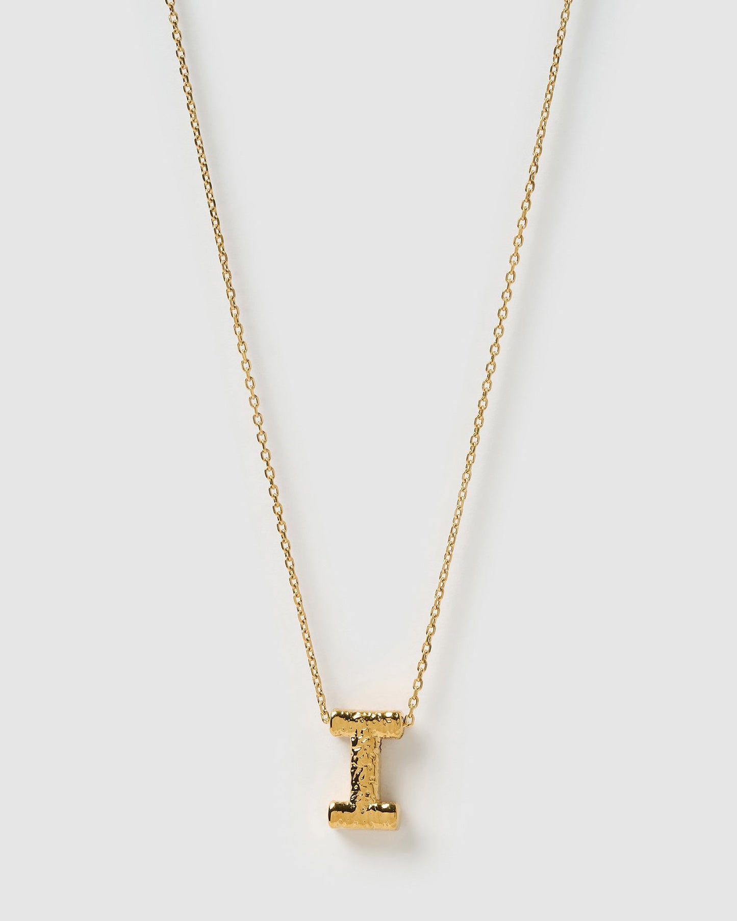 Statement Gold Letter Necklace