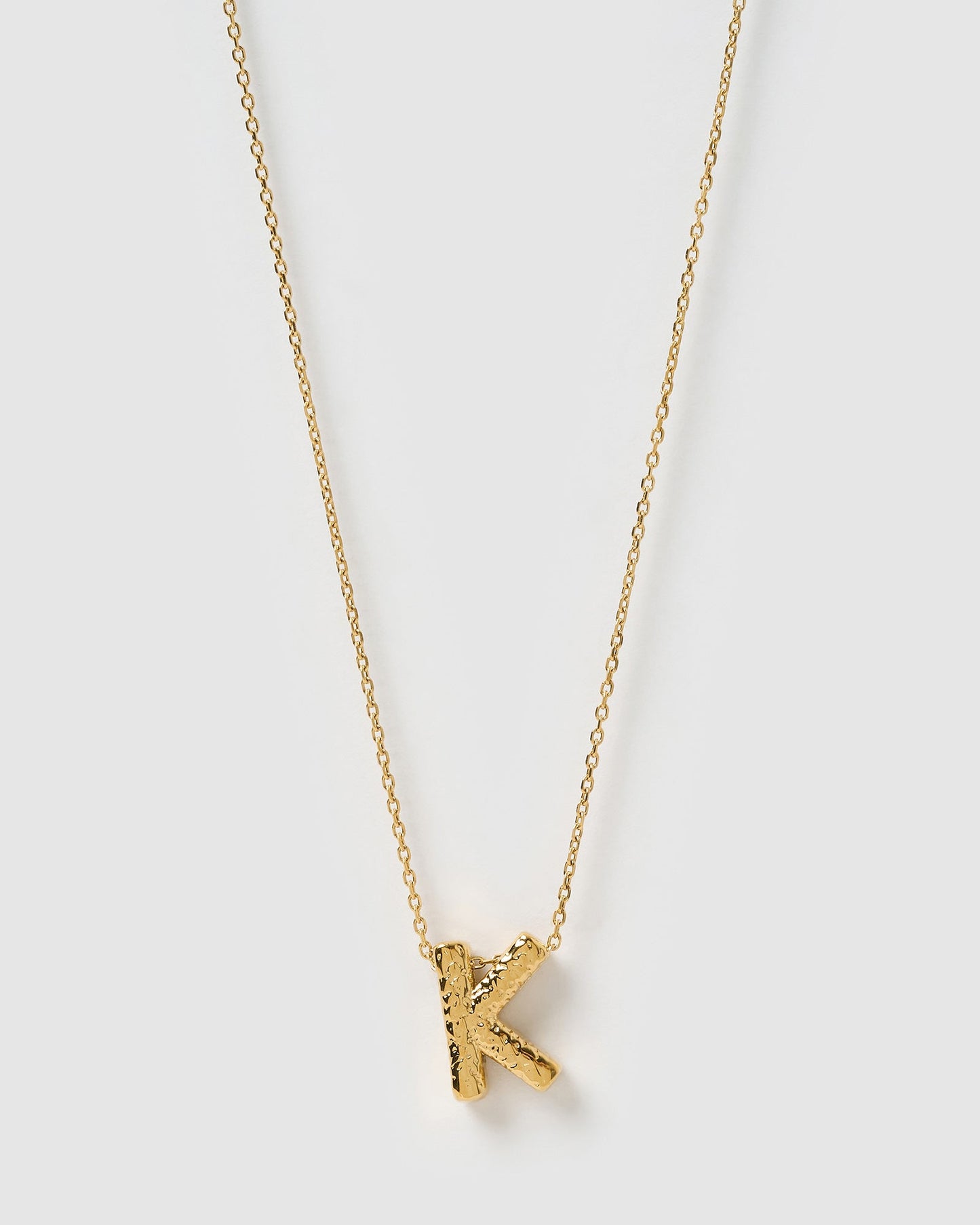 Statement Gold Letter Necklace