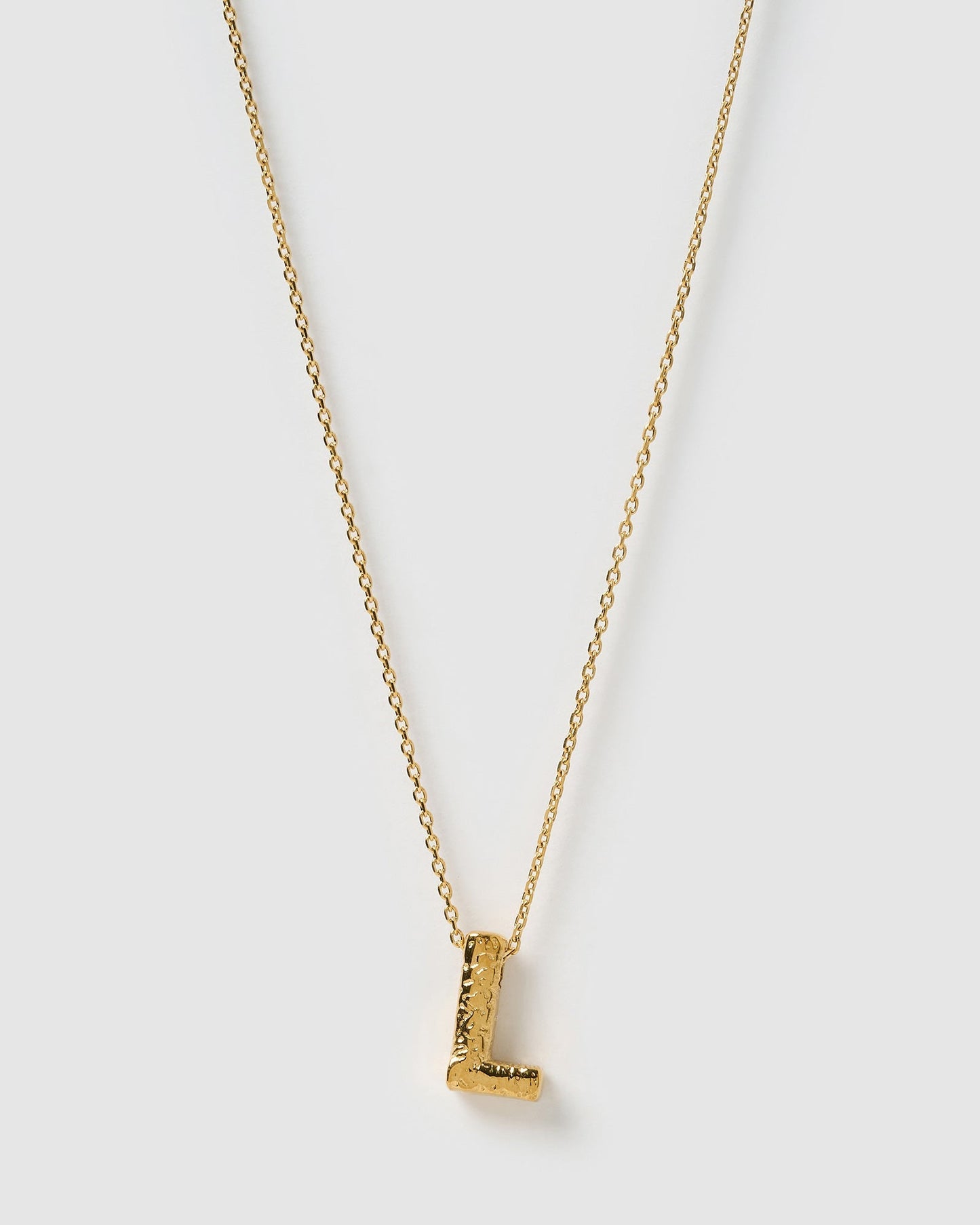 Statement Gold Letter Necklace
