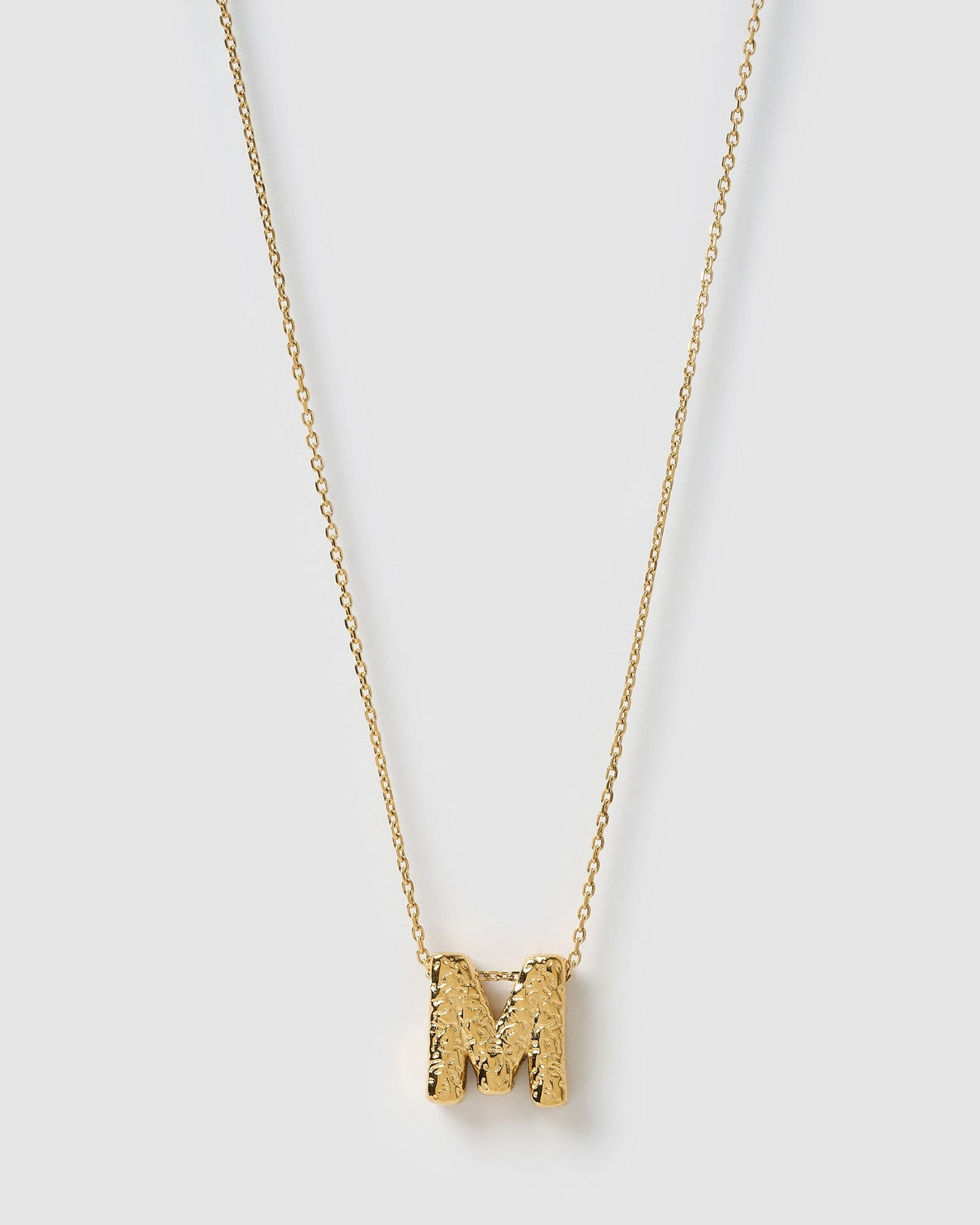 Statement Gold Letter Necklace