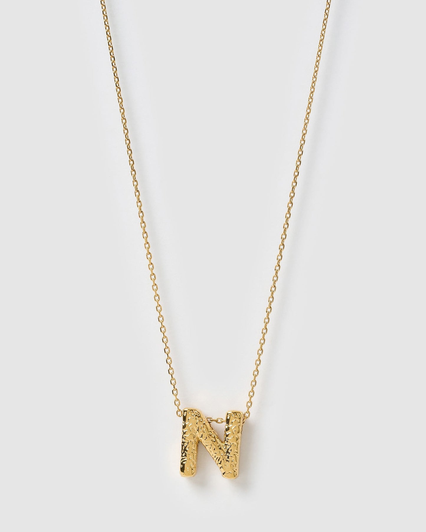 Statement Gold Letter Necklace