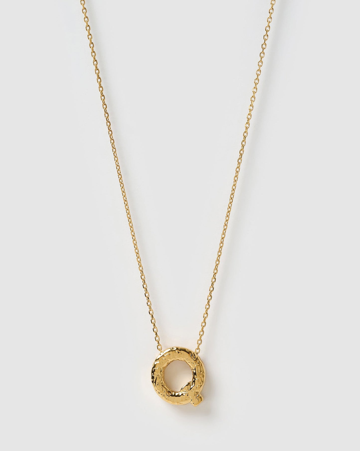 Statement Gold Letter Necklace