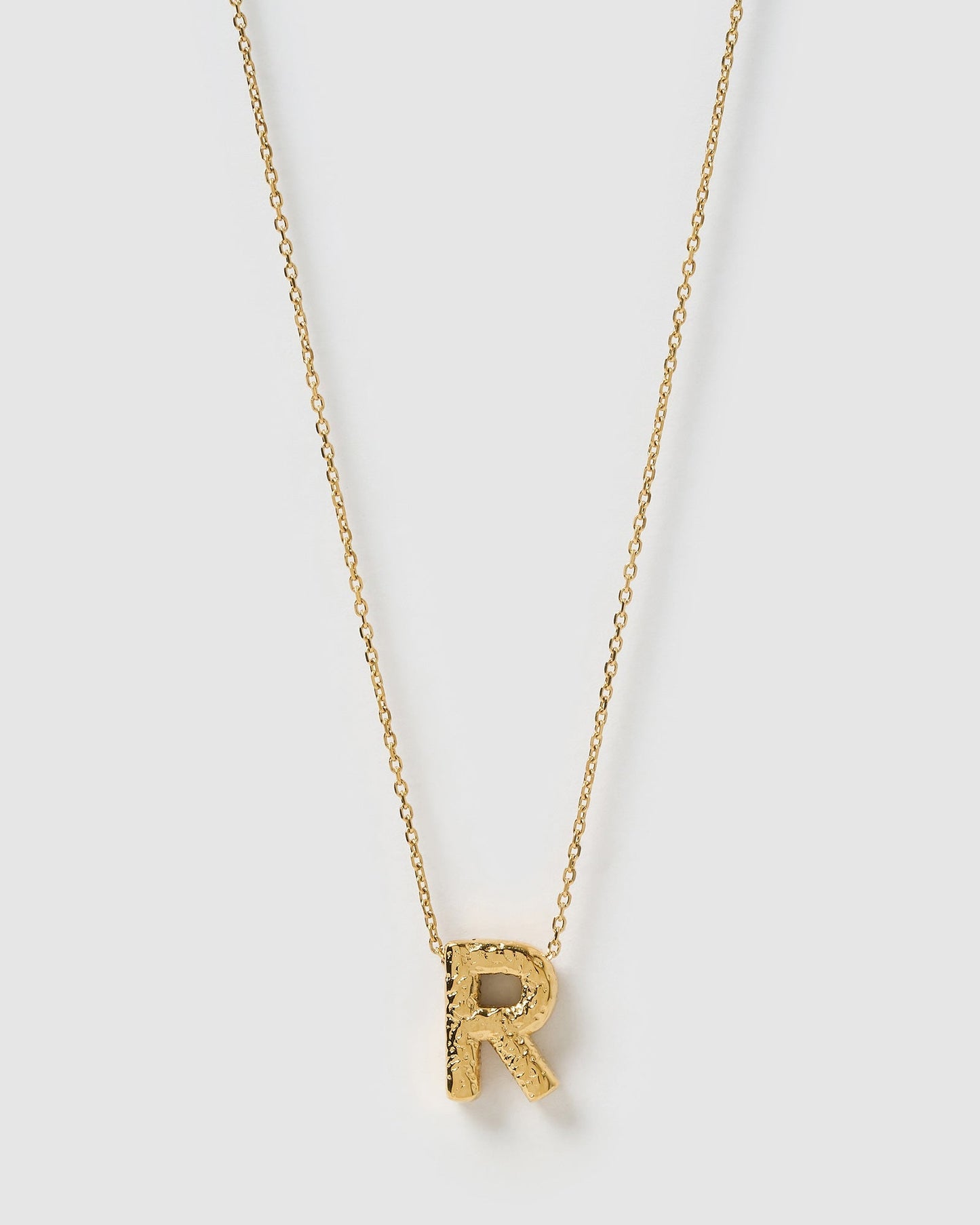 Statement Gold Letter Necklace