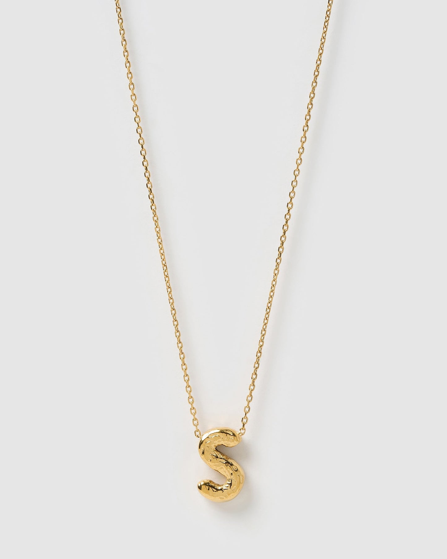 Statement Gold Letter Necklace