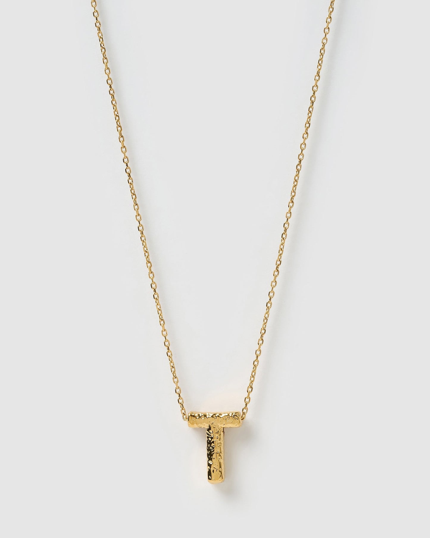 Statement Gold Letter Necklace