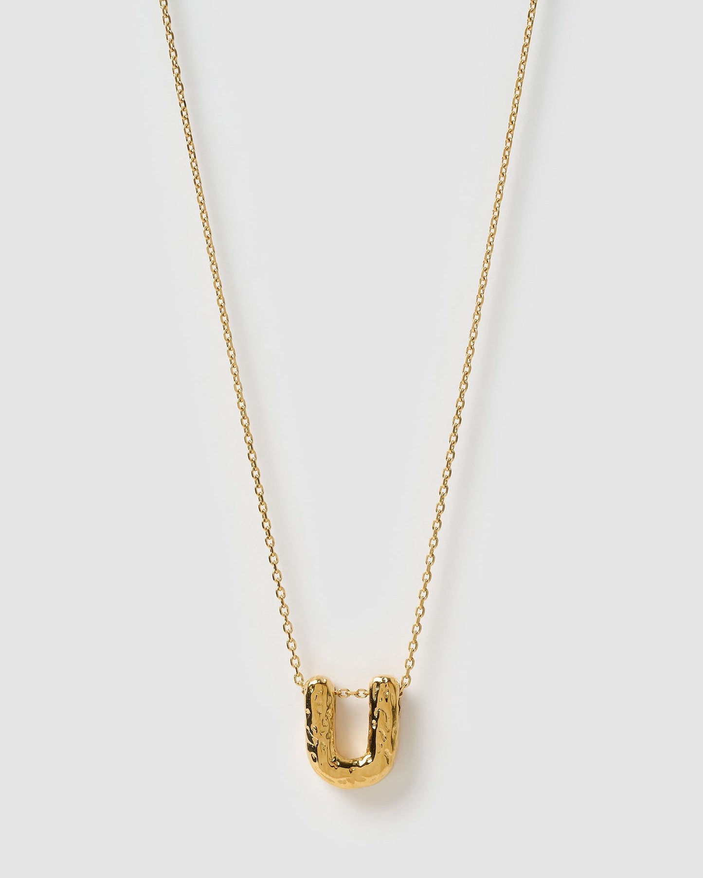 Statement Gold Letter Necklace