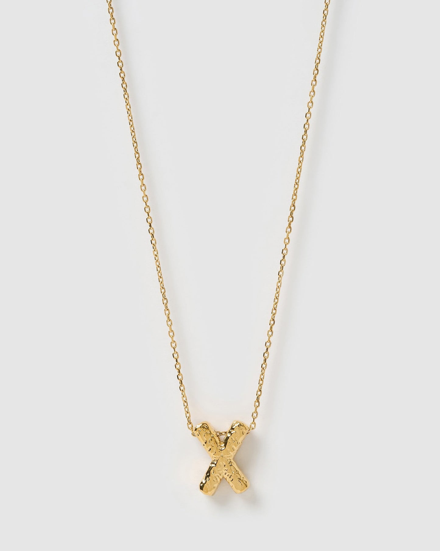 Statement Gold Letter Necklace