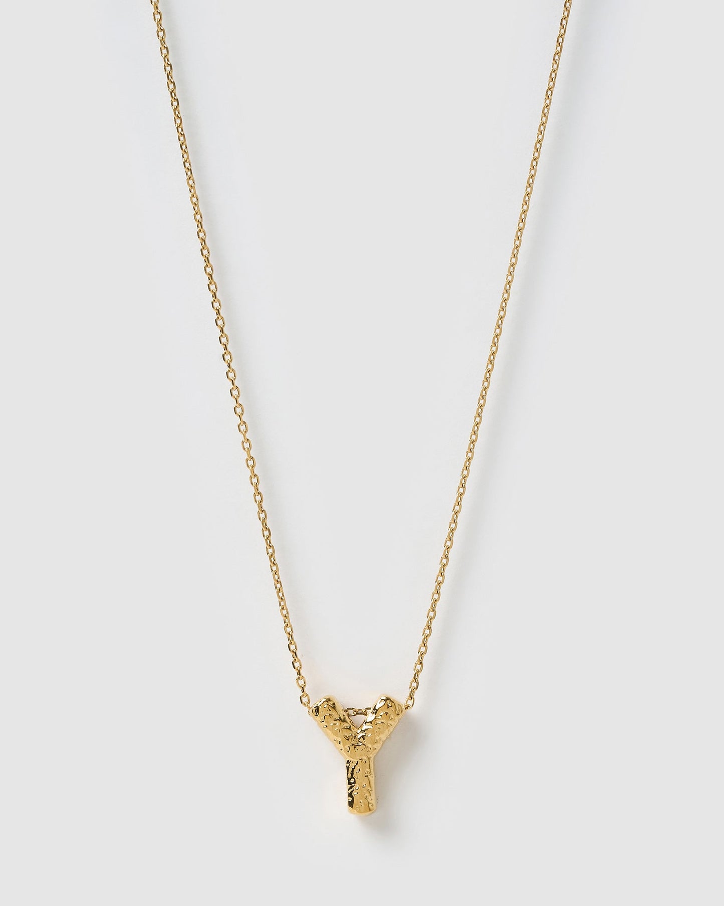 Statement Gold Letter Necklace