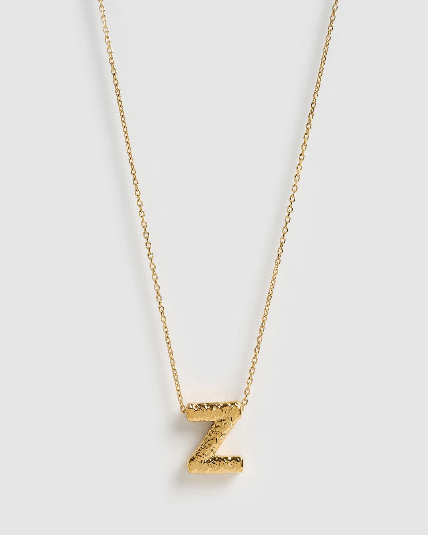 Statement Gold Letter Necklace