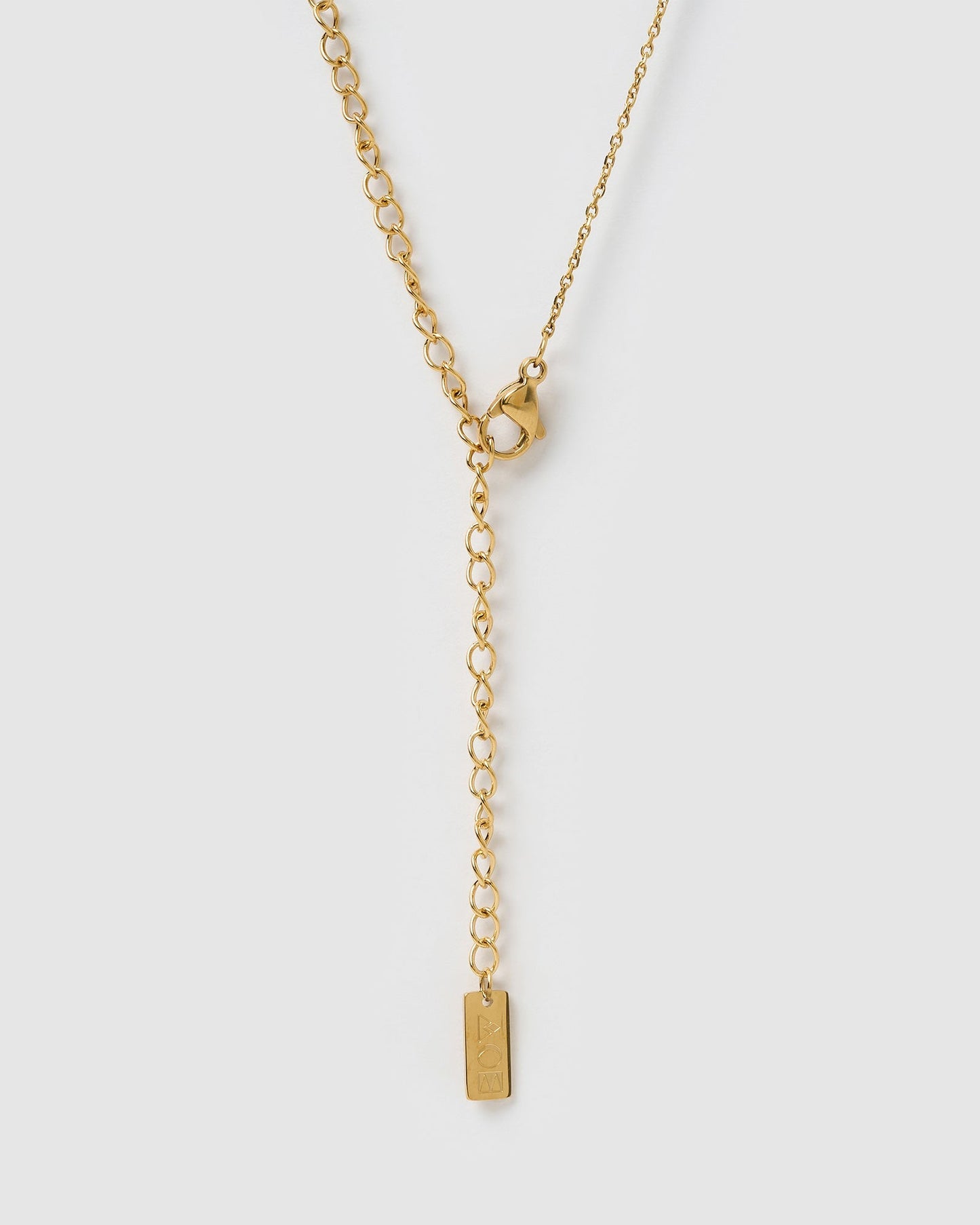 Statement Gold Letter Necklace