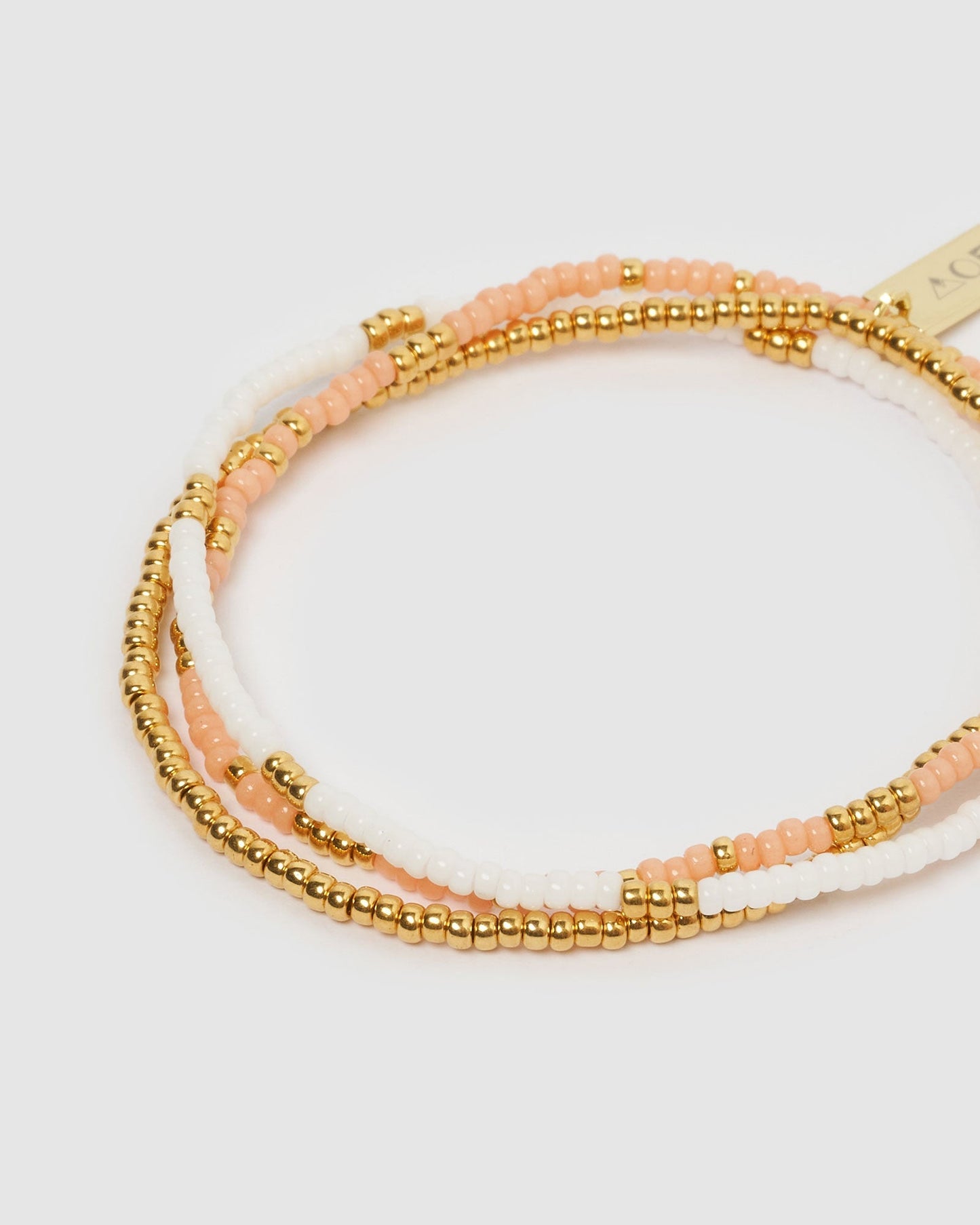 Sunny Bracelet Set - Coral