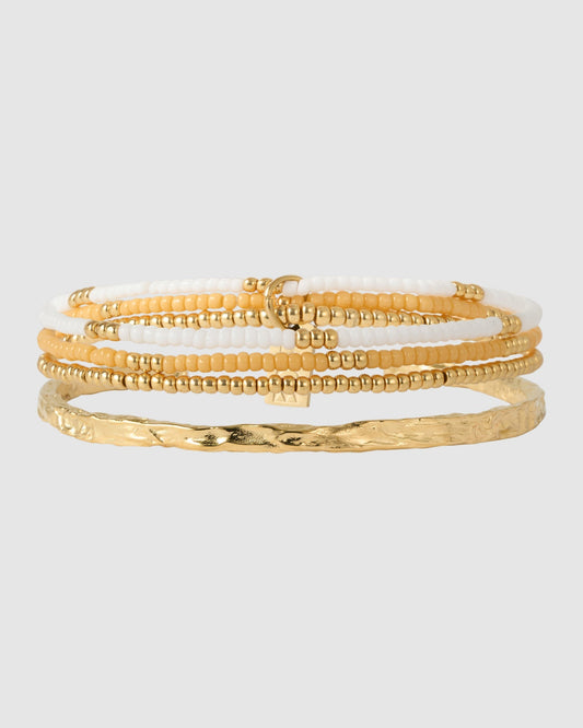 Sunshine Bracelet Stack - Mango