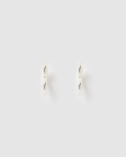 Sweetheart Silver Earrings - Large