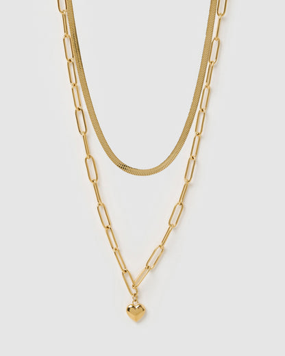 Sweetie Necklace Stack - Gold