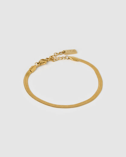 Sylvia Gold Snake Chain Bracelet