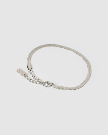 Sylvia Silver Snake Chain Bracelet