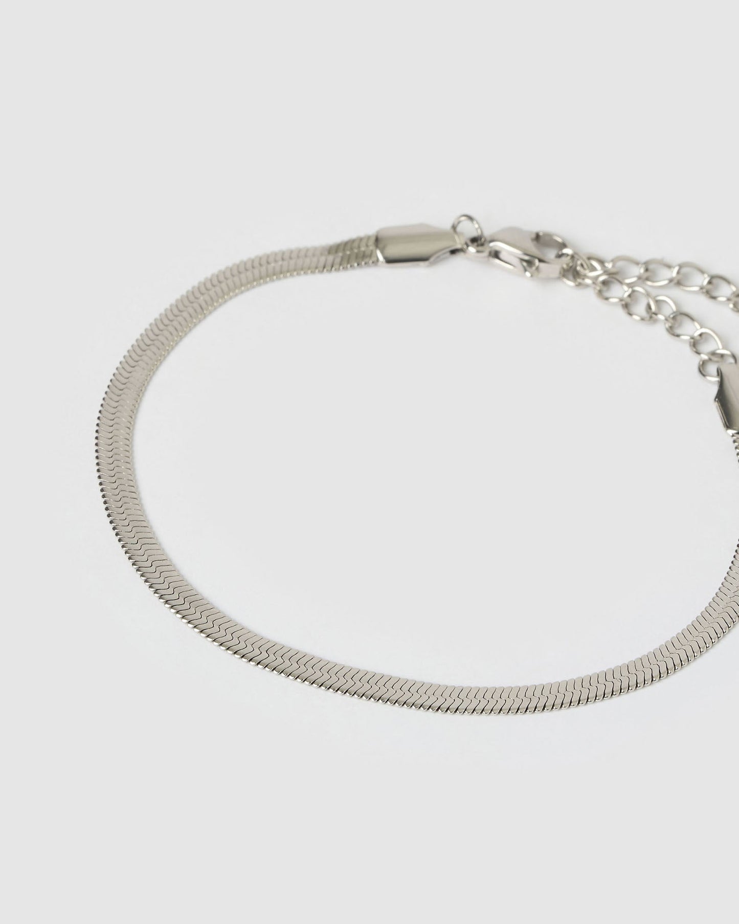 Sylvia Silver Snake Chain Bracelet