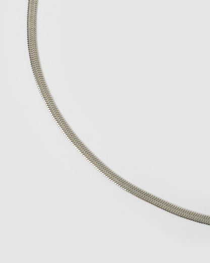 Sylvia Silver Snake Chain Necklace
