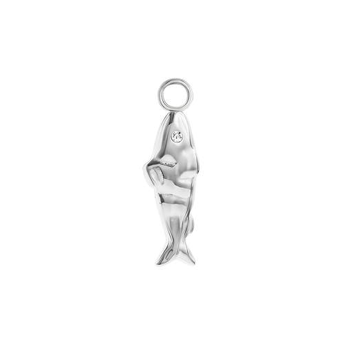 Written In The Sand Sardine Charm (Silver)