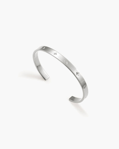 Sunset Boulevard Bangle in Silver