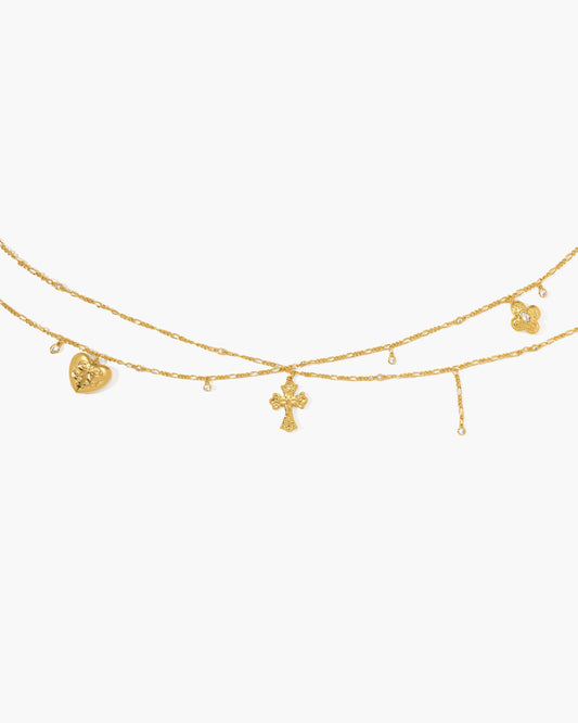 Sweet Girl Body Chain in Gold