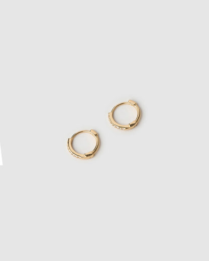 Tabitha Gold Huggie Earrings