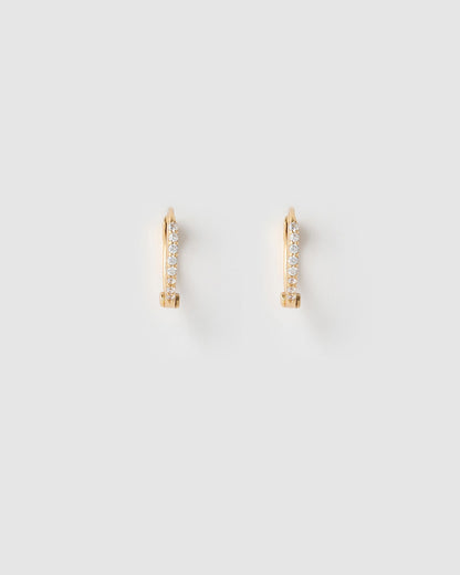 Tabitha Gold Huggie Earrings