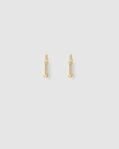 Tabitha Gold Huggie Earrings