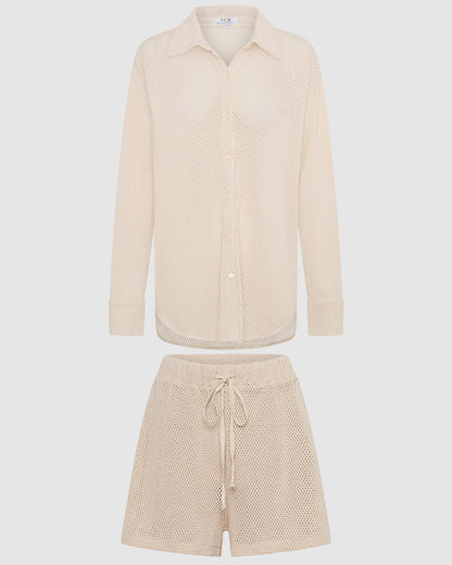 Toulouse Shorts Set - Cream