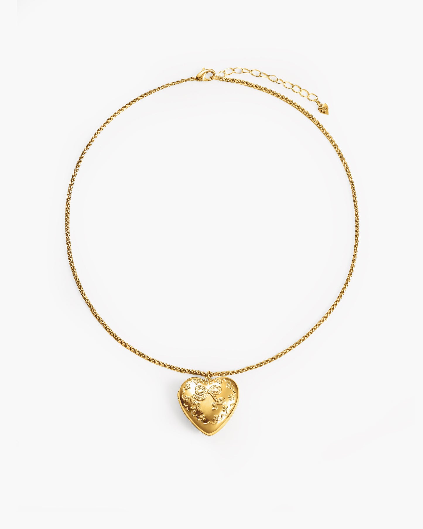 Tender Openable Locket Necklace in Gold