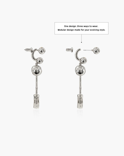 Trea Earrings in Silver