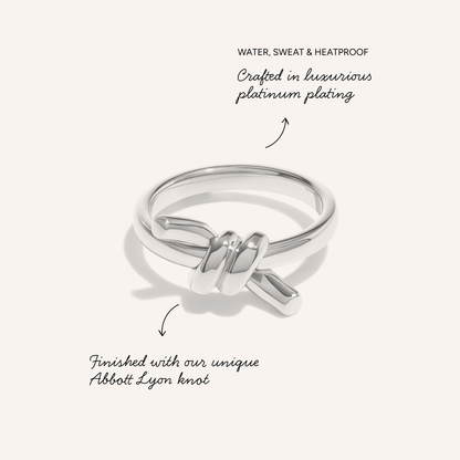 Twisted Knot Ring (Silver)