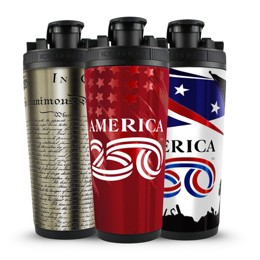 USA 250 4D 26oz Ice Shakers