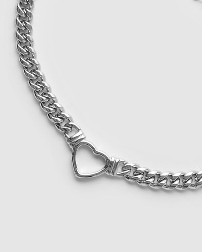 Valentine Necklace - Silver