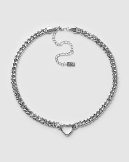 Valentine Necklace - Silver