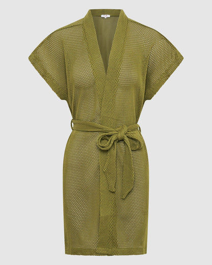 Venice Robe - Pistachio