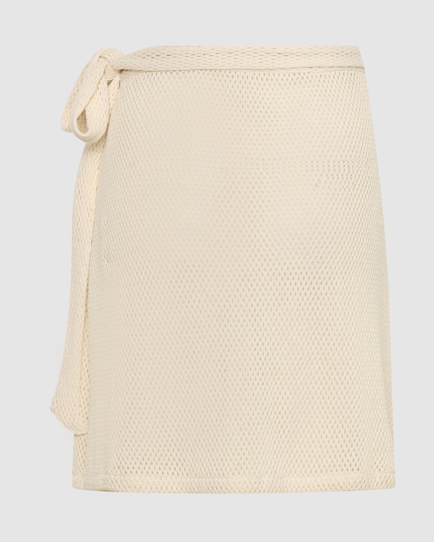 Verona Mini Wrap Skirt - Coconut