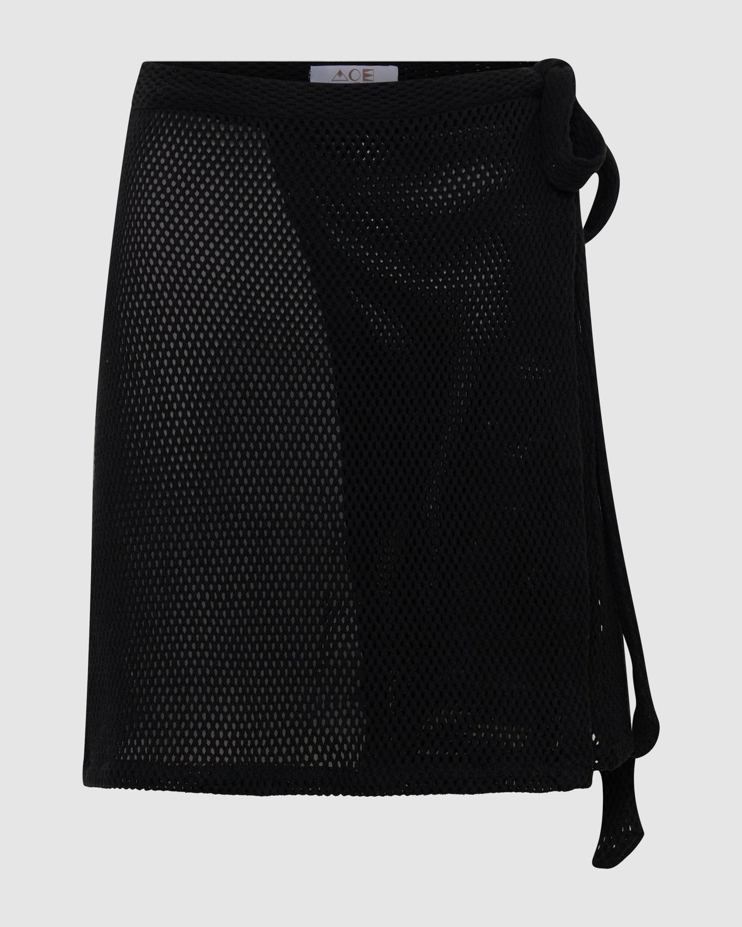 Verona Mini Wrap Skirt - Liquorice