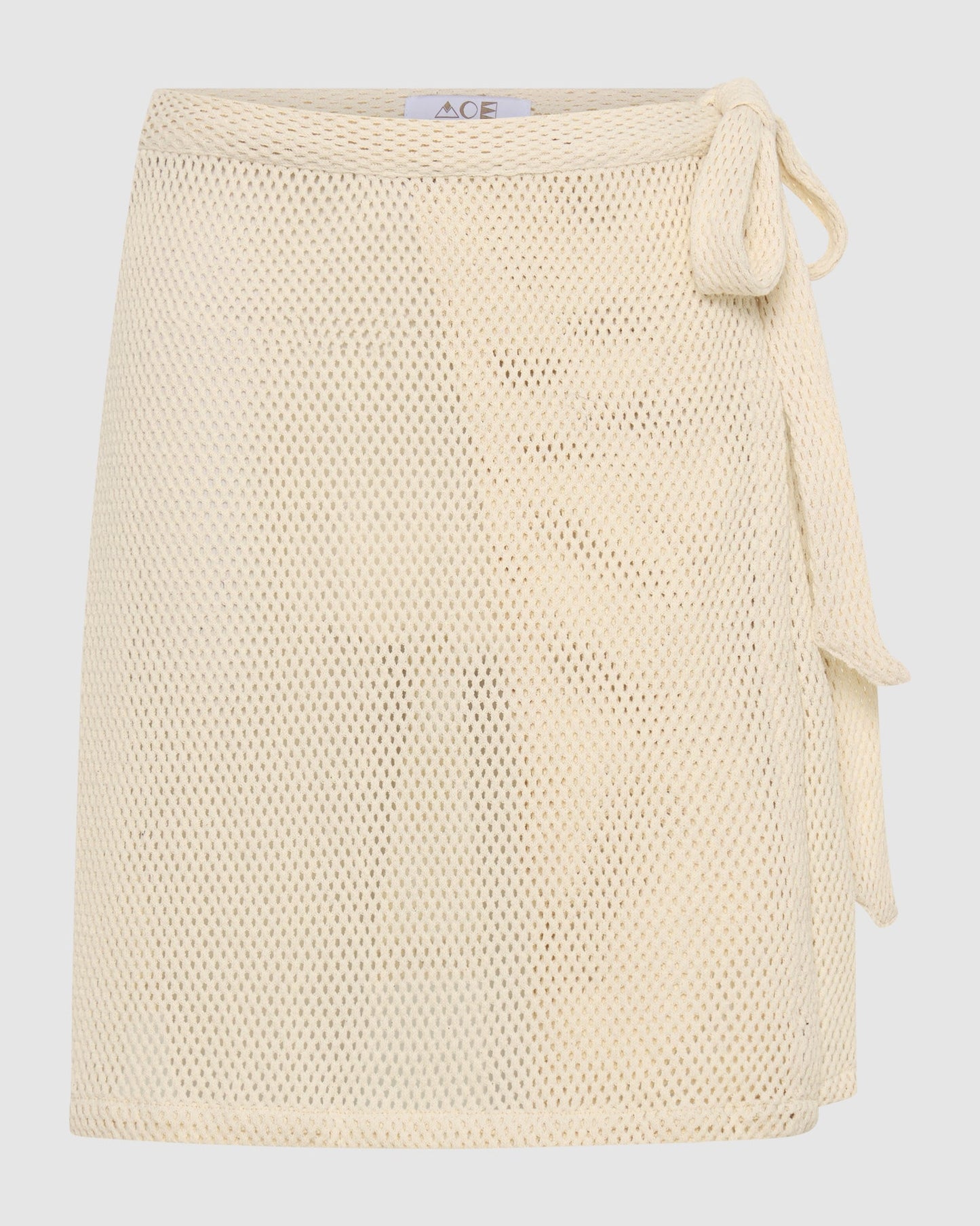 Verona Mini Wrap Skirt - Coconut