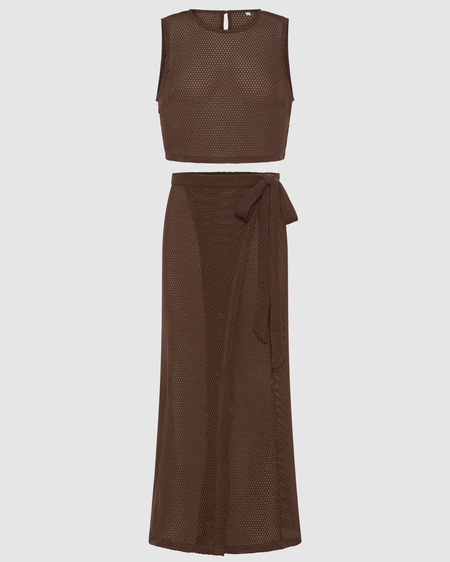 Verona Skirt Set - Chocolate