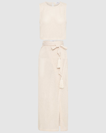 Verona Skirt Set  - Coconut