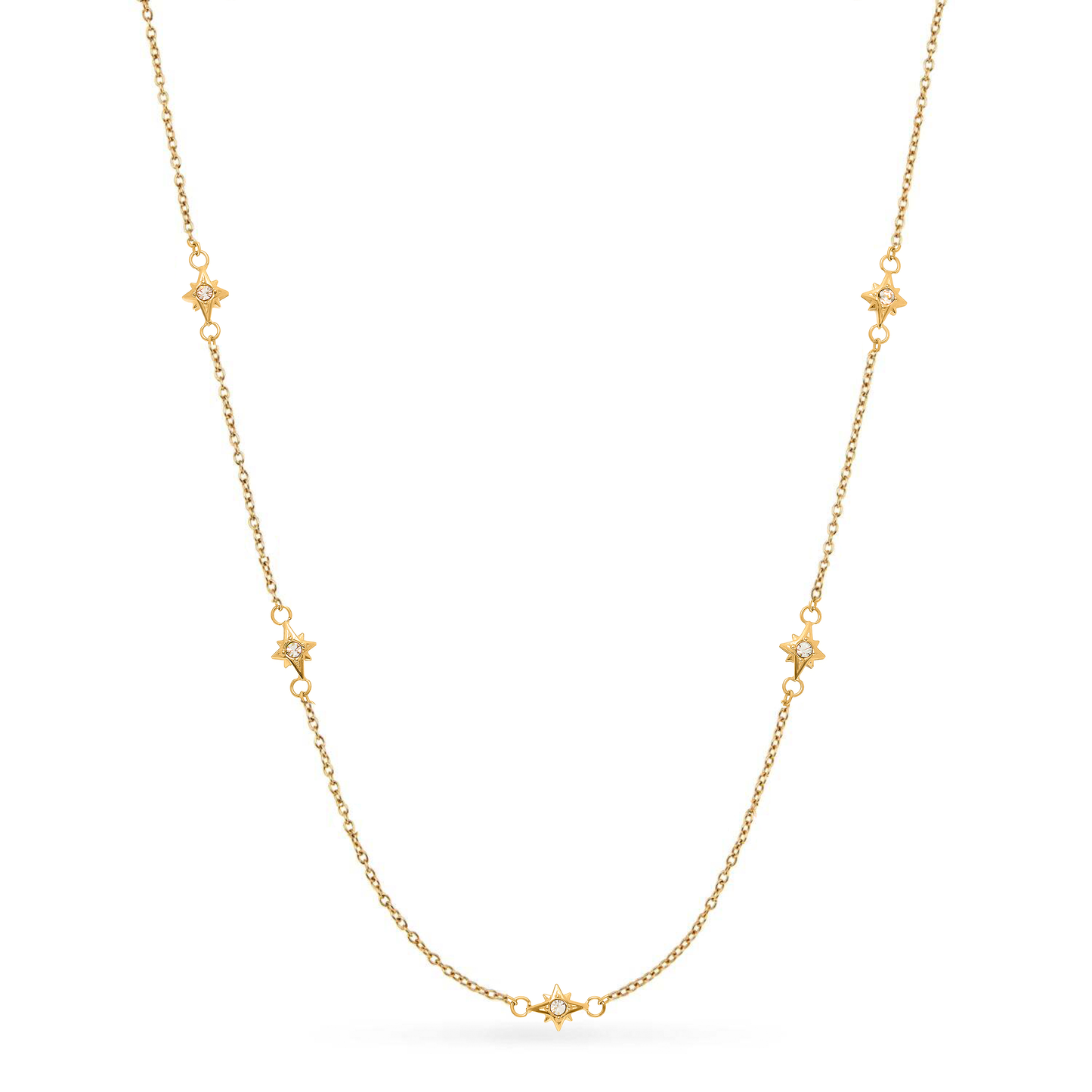 Written In The Stars Locket Necklace (Gold)