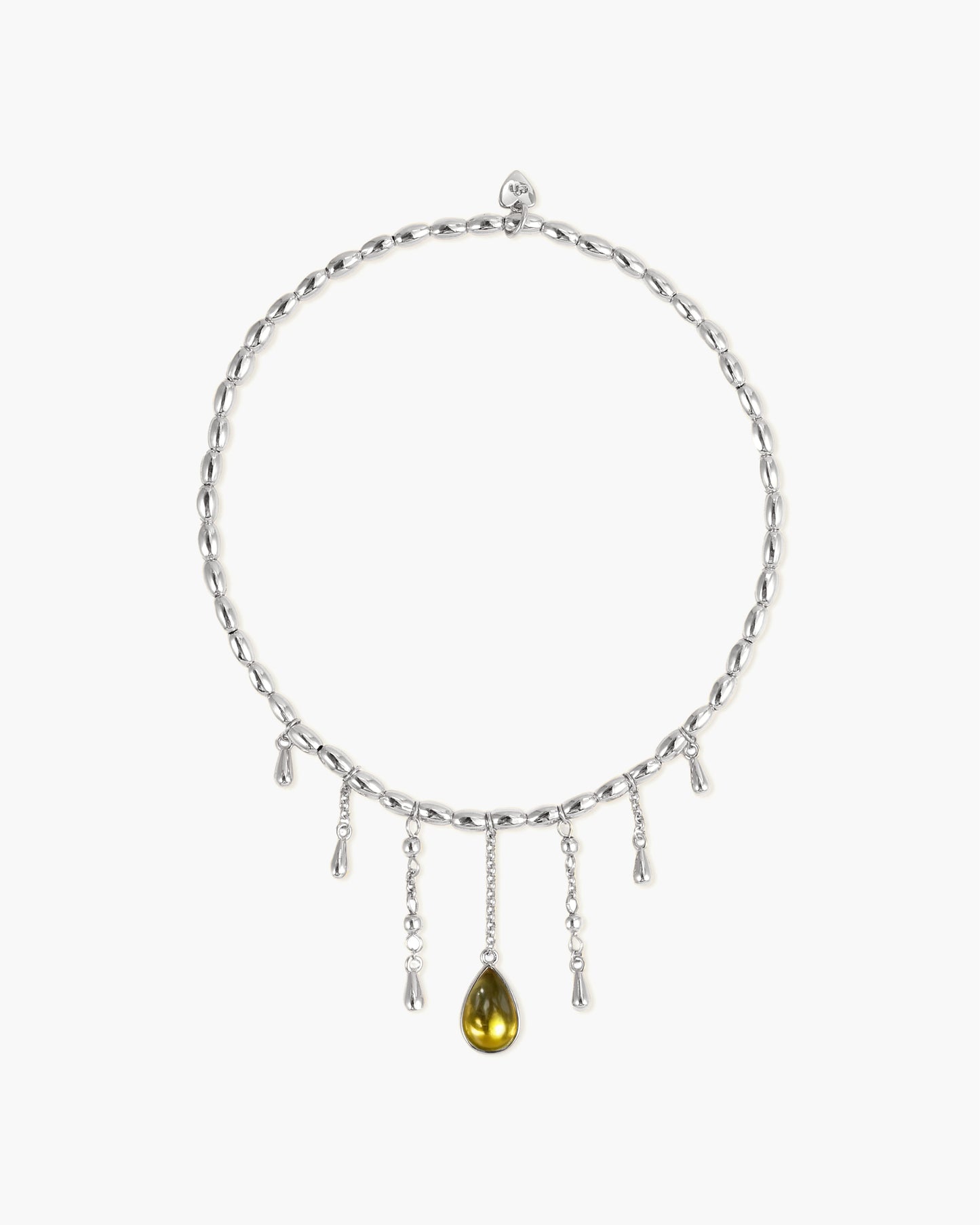 Waterdrop Anklet in Silver
