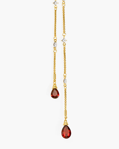 Inès Slider Lariat Necklace