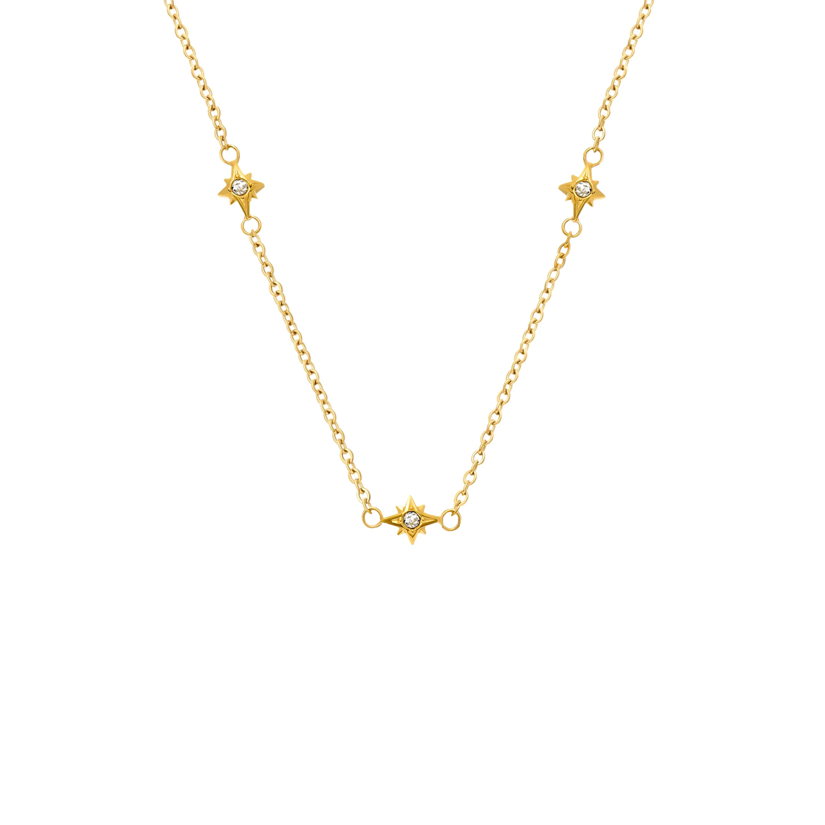 Written In The Stars Locket Necklace (Gold)