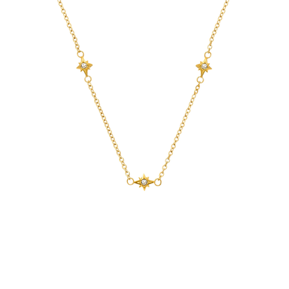 Written In The Stars Locket Necklace (Gold)