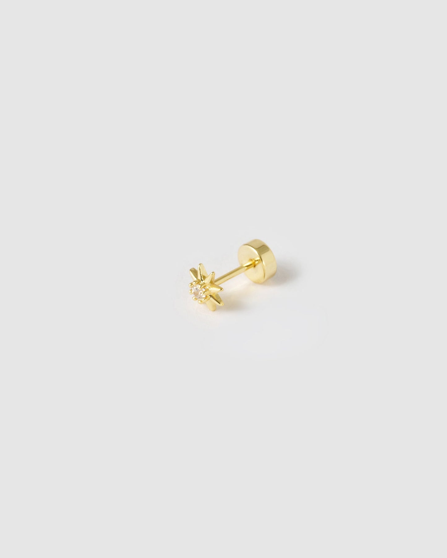 Zadie Flat Back Single Earring