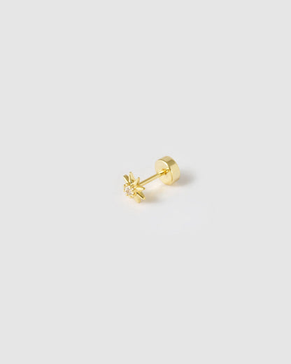 Zadie Flat Back Single Earring